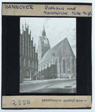 Hannover, Marktkirche,Hannover, Altes Rathaus