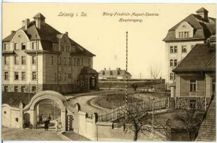 Leisnig. Haupteingang zur Kaserne