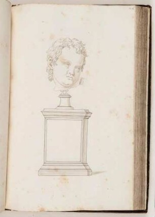 Kopfbildnis eines Kindes, in: Imperatorum romanorum ac eorum coniugum liberorum [...] Tomus primus, Nr. 126