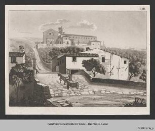 Giuseppe del Rosso, Una giornata d'istruzione a Fiesole : Vedute der Badia Fiesolana bei Fiesole