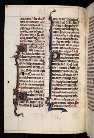 Historisierte Initiale: Q(uantum): Mann