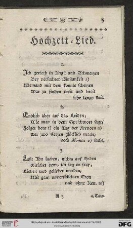 Hochzeit-Lied