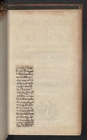 Annotationen, handschriftlich