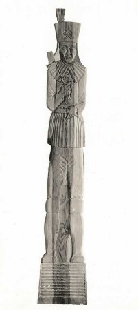 Unbekannter Künstler. Bergmann. Lehrgangsarbeit aus dem Haus der Erzgebirgischen Volkskunst Schneeberg. Arbeit am Brett. Holz, geschnitzt. 1954
