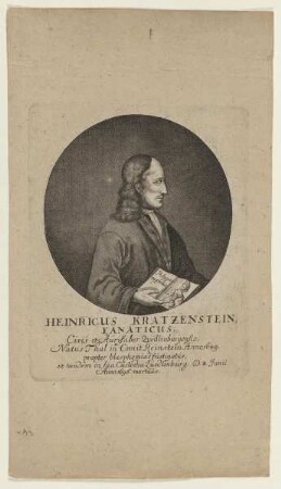 Bildnis des Heinricus Kratzenstein