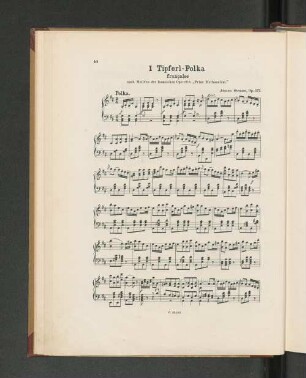 I Tipferl-Polka. francaise nach Motiven der komischen Operette: "Prinz Methusalem"
