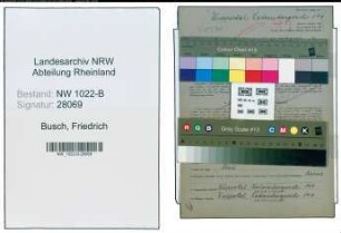 Entnazifizierung Friedrich Busch , geb. 06.12.1898 (Spediteur)