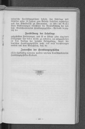 Fortbildung der Lehrlinge
