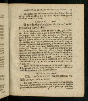 73-80, Observatio LXXXI - LXXXV