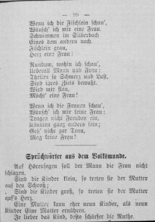 Sprüchwörter aus dem Volksmunde