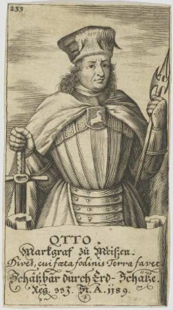 Bildnis des Otto, Markgraf zu Meißen