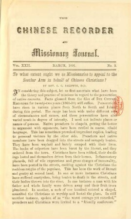 No. 3. March, 1891