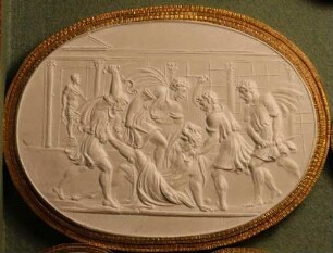 Die Ermordung Cäsars (Daktyliothek, Zweites Historisches Tausend)