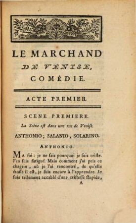 Le marchand de Venise