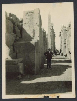 In der Grossen Allée des Karnak Tempels