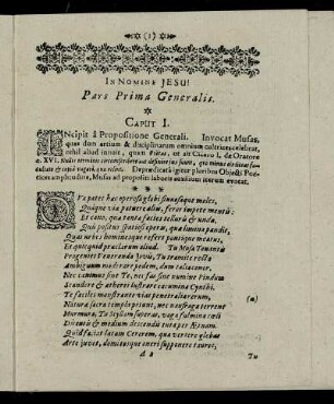 Pars Prima Generalis.