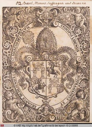 Wappen des Suffragan und Dekan Marius zu Basel