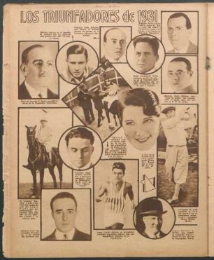 Los triunfadores de 1931 [Fotografías]