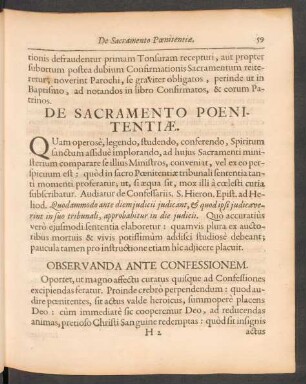 De Sacramento Poenitentiae