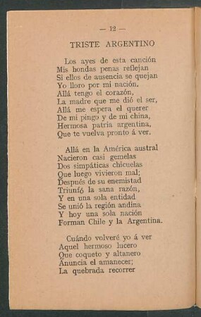 Triste argentino