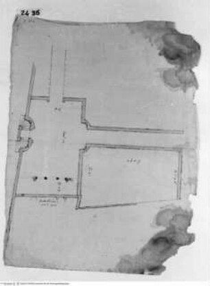 Rom, Vigna Bandini auf dem Quirinalshügel, Vigna Bandini, Plan