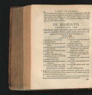 De Mandato. Observatio LVIII. - LX.