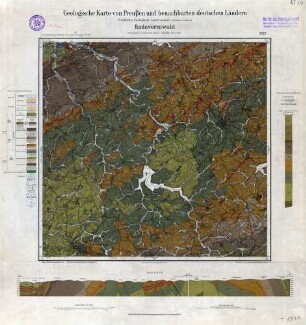 [4710] Radevormwald, Geologische Karte von Preußen und benachbarten deutschen Ländern