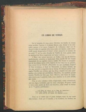 Un libro de versos