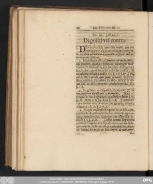 Tit. III. (IV. 34.) Depositi vel contra.