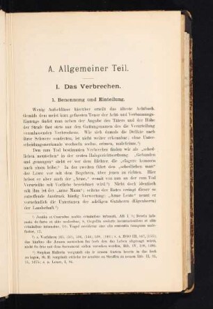 I. Das Verbrechen.