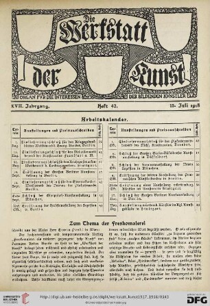 Arbeitskalender