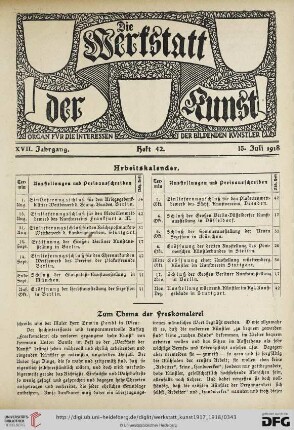 Arbeitskalender