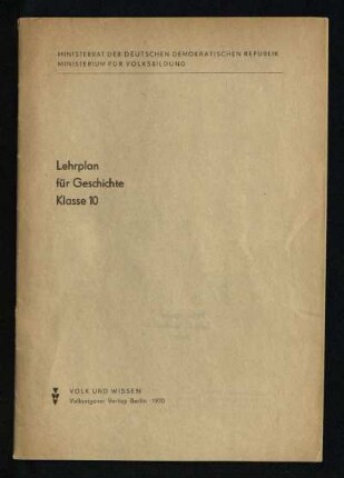 1970: Klasse 10