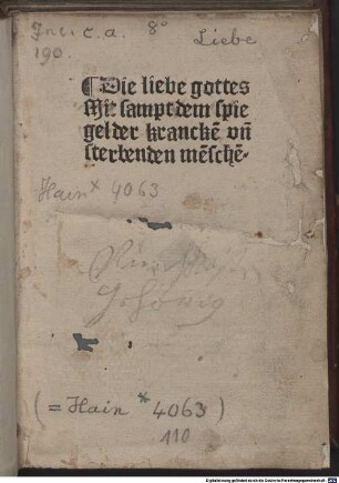 Die liebe gottes