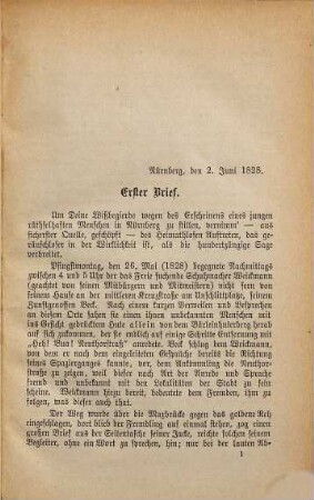 Caspar Hauser : hinterlassenes Manuscript