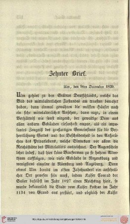 Zehnter Brief