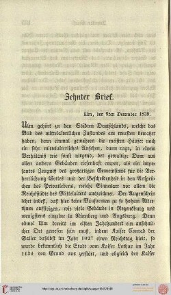 Zehnter Brief