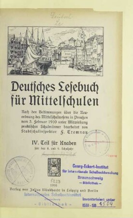 Teil 4 für Knaben: (Für das 8. und 9. Schuljahr)