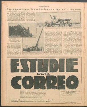 Cómo progresan las máquinas de guerra