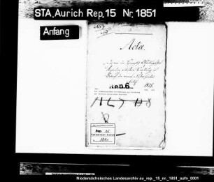 Die oldenburgischen Verordnungen zur Verhütung der Einreise mittelloser Personen