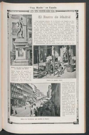 El rastro de Madrid : "Fray Mocho" en España