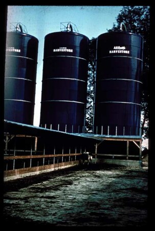 Fotografie: Lagertechnik, Hochsilo, Hochbehälter gasdicht