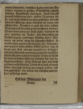 Eyd des Advocaten der Armen