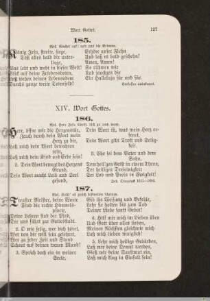 XIV. Wort Gottes