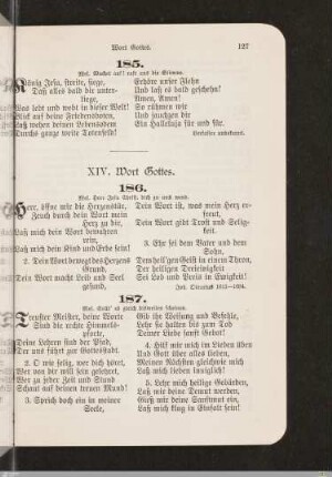 XIV. Wort Gottes