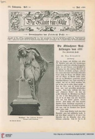 3: Die Münchener Ausstellungen von 1888, [4] : das Sittenbild