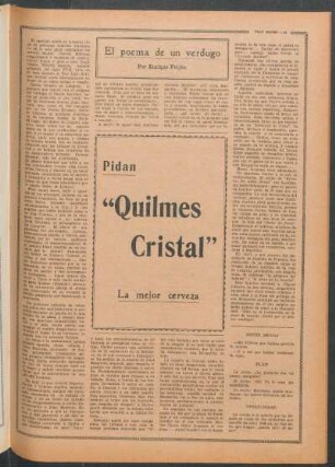 El poema de un verdugo