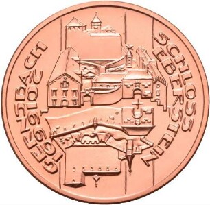 Medaille von Victor Huster auf das Schloss Eberstein
