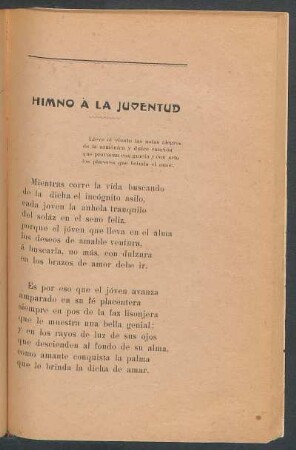 Himno á la juventud