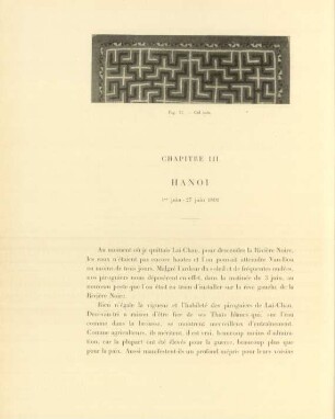 Chapitre III. Hanoi. 1er juin - 27 juin 1891
